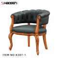 Classic Wooden Leather executive office high back chair wholesale for Sale